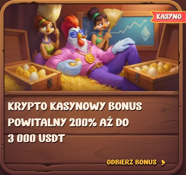 Krypto kasynowy bonus powitalny 200% do 3000 USDT